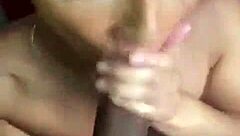 Teanna Trump Delivers Sloppy BJ on Massive BBC