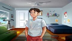 Busty anime girl in summer time saga uncensored part 7