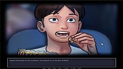 Busty anime girl in summer time saga uncensored part 7