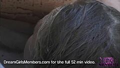 Two Hot College Girls Enjoy Outdoor Shower Fun