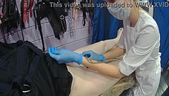 Medical Fetish Sounding Dominates in Straitjacket Scene