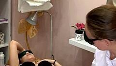 ritafox came in for laser depilation just look at her ass