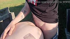 I got fuckd outdoor and cum on my ass riskly.