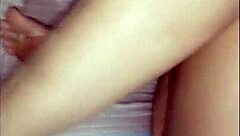 Latina teen bends over for anal creampie and squirting show.