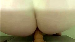 amateur blonde teen explores anal with plug and dildo