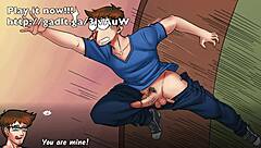 Big cocks dominate gay harem part 01!