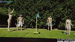 Antonia Sainz and Damaris X in outdoor anal sex!