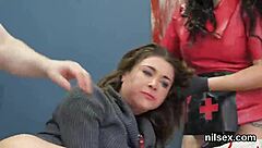 Foxy Nympho Admitted to Anal Asylum for Uninhibited Sexual Therapy