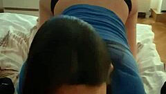 sexy amateur gf sucks big cock 😍