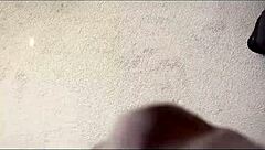 This massage from my step brother's cheating wife is wild, handjob with oiled big tits and ass.