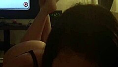 My ex worships my feet with a blowjob