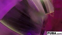 Tana Lea Showers, Masturbates Her Wet Pussy, Displays Tattooed Ass and Tits