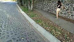 Andy Hot Shows Ass on the Street Part 2