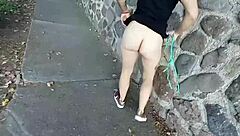 Andy Hot Shows Ass on the Street Part 2