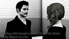 Petite redhead prison prostitute teases with deepthroat blowjob before receiving cum in hardcore scene