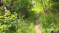 Can you believe this real public creampie in panties with a kinky milf amateur from pov?