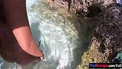 Man, my Thai girlfriend got so horny, we had wild sex on a deserted island in the ocean!