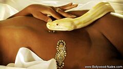 Exotic lover relaxes in nature, enjoying the peace.