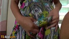 Feisty Shemale Fucks Guy With Passion!