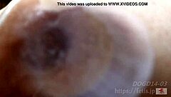 Yukiho-chan, the plump Japanese girl, engages in dog-sniffing erotic sex with condensed milk fetish leading to bloody squirting