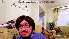 Amateur brit says, 'I love sucking this cock so much.'