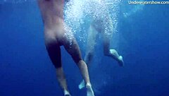 Girls on tenerife underwater adventure