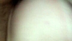 interracial couple in doggystyle with bent over pose