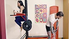 Canela Skin, Amateur Latina Babe, Gets Fucked Hard in Gym by Milf