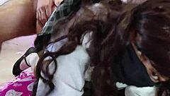 Why is she stripping in the hotel for her 50-year-old relative?