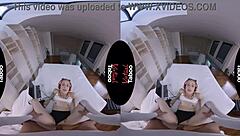 This virtual taboo video features a shaved pussy getting a handjob and blowjob in pov style