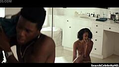 chanel iman in 2015 topless scene