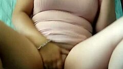 Recording My Girlfriend While She Touches Herself in Amateur Couple Masturbation Session