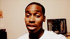 Blonde caught watching porn while sucking monster cock and getting ass fucked.