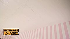 Pov - Alexa Flexy demonstrates splits on your body.