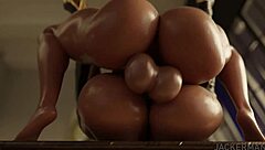 selina's sabotage - jackerman futa gets hardcore anal in 3d doggystyle and missionary.