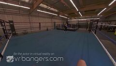 vr bangers mandy muse seducing on ring to fight other fighter