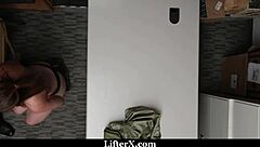 LP Officer Catches Shoplifting Teen In Garage. Will She Strip And Submit To Domination?