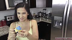 Amateur teen gets public fuck and suck, devirginized for birthday