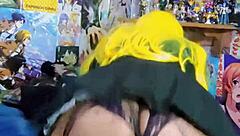 Transsexual rides cowgirl begging daddy part 3