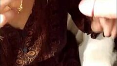 Sucking Cock Hard While Chatting to Mummy on Phone!