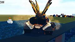 godzilla and mothra having a wild sex battle on roblox, so crazy!