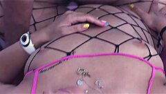 Vicky picks up a stranger from the street for some fun.