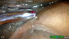 Watch this wet pussy get fingered in amateur bbw video