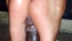 Ms Katt shows off her pretty feet in a casual setting