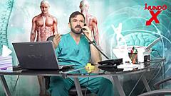 Nutritionist fucks the patient in the ass and deep after seeing her in her underwear