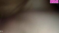 Young amateur babe's wet pussy squirts during intense fucking and creampie