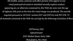 The sub obediently licks her dom master's ass