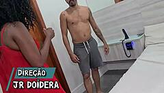 a mulata woman interacting with two men in motel ends up covered - negro blue rj - antonyvtt