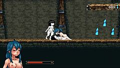 Naylas castle pornplay hentai game ep 1 succubus futanari cum twice in zombie girls