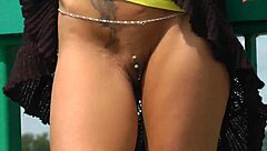 Flashing On Bridge! Fucking In Cornfield For Cumshot!